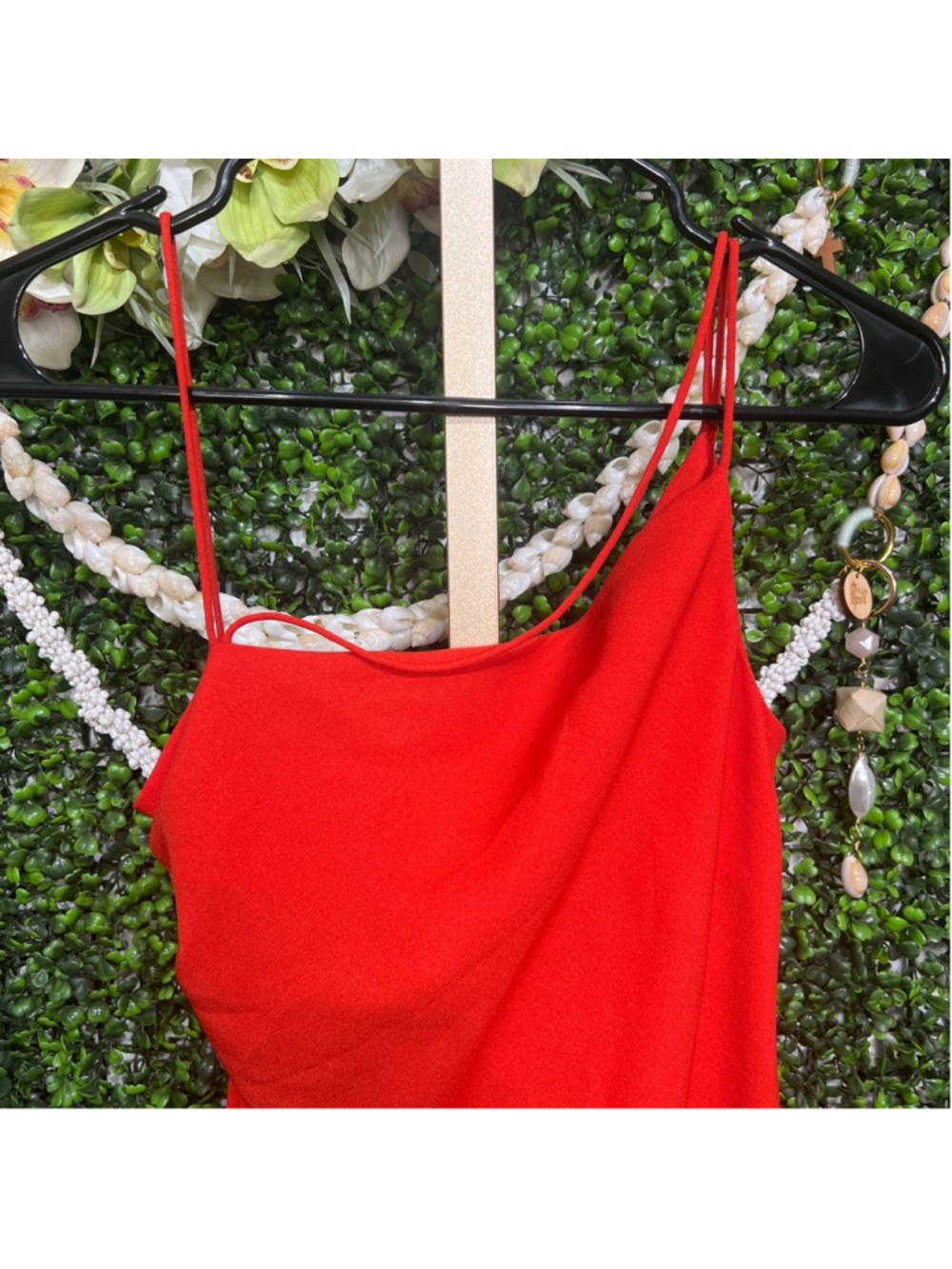 Women's Finders Keepers Red Midi Dress Size 4 Small - Picture 12 of 13